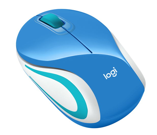 Logitech M187 Mini niebieska - 77086 - zdjęcie 2